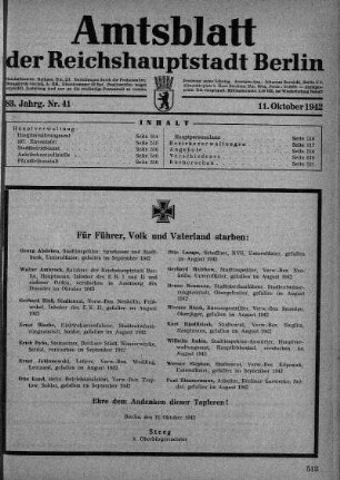 1942,41: Nr. 41, 11. Oktober 1942