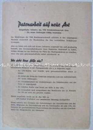 Propagandaschrift der SED zur Produktionssteigerung