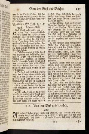 135-158, XIX. Von der Buß und Beichte