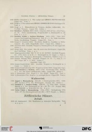 Altfürstliche Häuser (Nr. 1059-2115)
