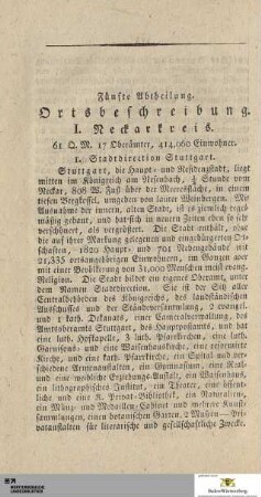 Ortsbeschreibung