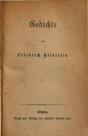 Gedichte