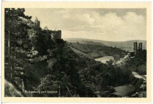 Rudelsburg. Rudelsburg und Saaleck