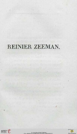 Reinier Zeeman