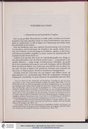 Vorüberlegungen