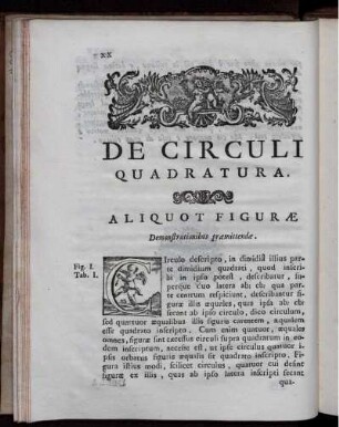 De circuli quadratura.