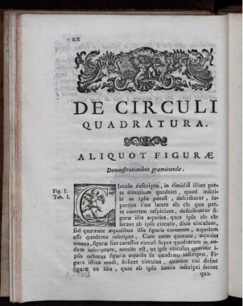 De circuli quadratura.