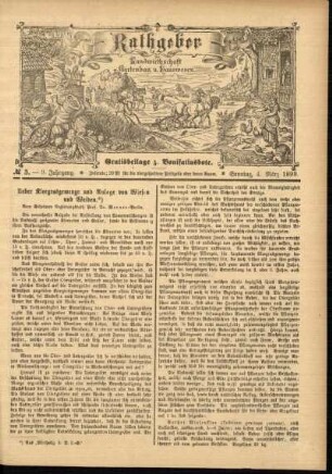 Ausgabe vom Samstag, den 04. März 1899.