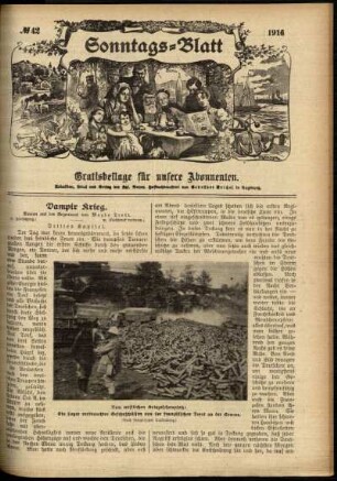 Ausgabe vom Sonntag, den 15. Oktober 1916.
