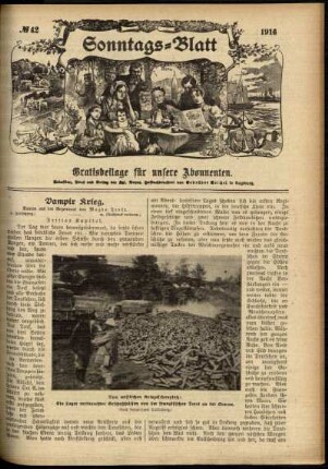 Ausgabe vom Sonntag, den 15. Oktober 1916.
