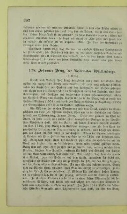 178. Johannes Brenz, der Reformator Württembergs