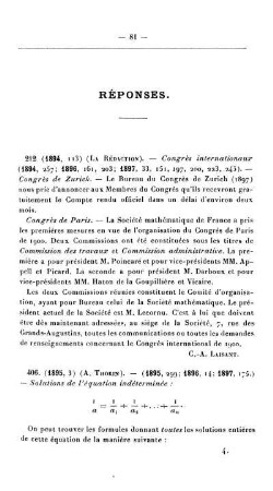 Résponses.