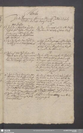 Monita Zu den Paprozaner Hammer Monatl. Zeddeln v. 1. Julij 1757 bis ult. Julij 1758