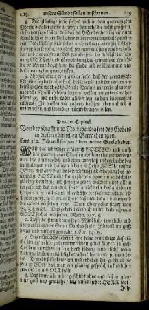 Das 20. Capitel. Von der Krafft und Nothwendigkeit des Gebets in diesen göttlichen Betrachtungen.