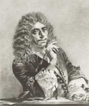 Bildnis des Dichters Jean Baptiste Poquelin, gen. Molière