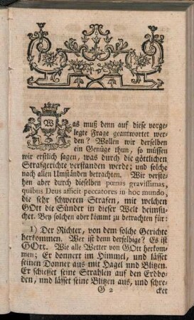 Was muß denn auf diese vorgelgte Frage geantwortet werden? [...]