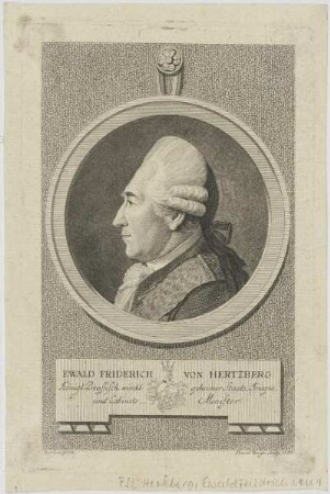 Bildnis des Ewald Friderich von Hertzberg