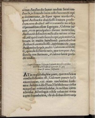 Caput decimum declarans Galenum non esse reprehendum [...]