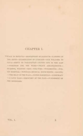 Chapter I. Voyage to Batavia ...