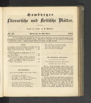 No. 33. 25. April 1855