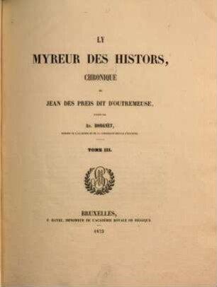 Ly myreur des histors, 3