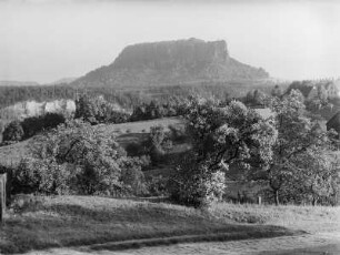 Lilienstein von Weißig aus