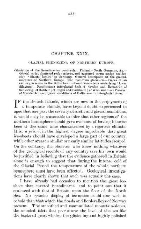 Chapter XXIX. Glacial Phenomena Of Northern Europe