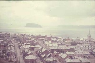 Reisefotos Norwegen. Hammerfest. Stadtansicht mit Kirche