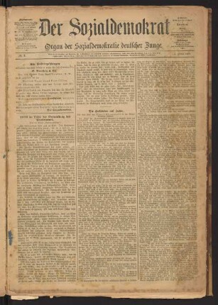No. 1. 4. Januar 1890.