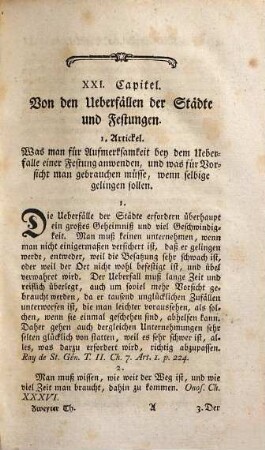 Regeln und Grundsätze der Kriegskunst : aus den besten Schriftstellern, welche über diese Wissenschaft geschrieben haben, in gewisser Ordnung zusammen getragen, 2