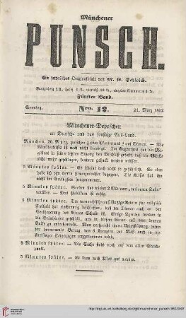 Nro. 12 (21. März 1852)