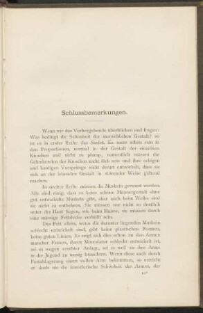 Schlussbemerkungen.
