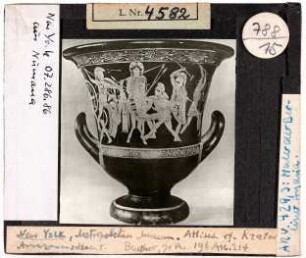 New York, Metropolitan Museum: Attischer rotfiguriger Krater mit Amazonenschlacht