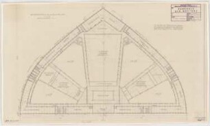 Haus des Rundfunks, Berlin-Charlottenburg: Grundriss 2. OG 1:200