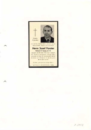Forster, Josef