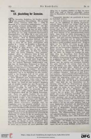 9: XX. Ausstellung der Sezession