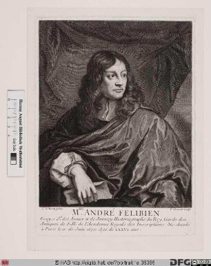 Bildnis André Félibien, sieur des Avaux et de Javersy