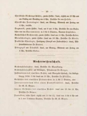 10-12, Rechtswissenschaft