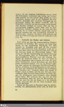 Leonardo der Denker und Gelehrte