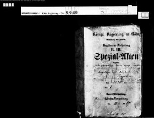 Errichtung eines evangelischen Kirchensystems und einer evangelischen Schule für Bergheim und Kerpen