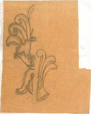 Reiffenstuel, Michael; Ornamentzeichnungen - Pflanzenornament (Detail)