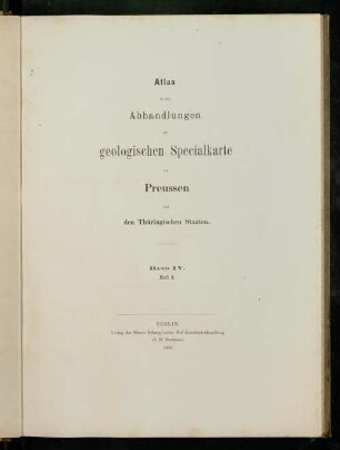 Atlas: Atlas von einunddreissig Lichtdrucktafeln