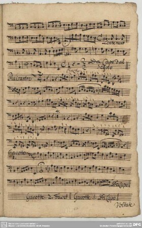 Fasch, J.F., Suiten, FWV K:a3 / Ausw.
