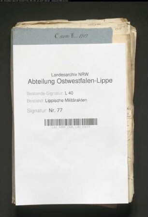 Einsatz der lipp. Kreiskompanien