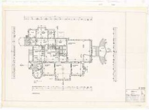 Wissenschaftskolleg zu Berlin (WKB), Berlin-Grunewald Umbau: Grundriss EG, 1:100
