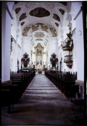 Münstertal: St. Trudpert, Pfarrkirche, Chorgestühl und Chor
