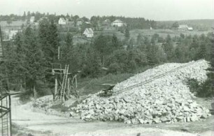 Talsperre Muldenberg bei Grünbach im Vogtland, Deutschland, 1946
