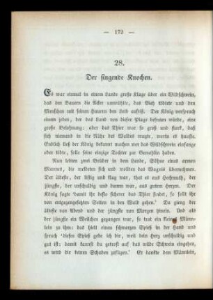 28. Der singende Knochen.