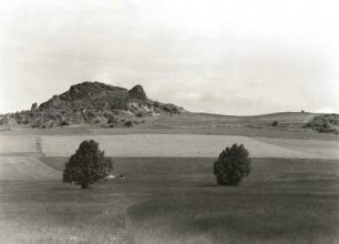 Lausitzer Bergland. Großer Stein (Spitzkunnersdorf), nordwestlich Zittau. Phonolithkuppe