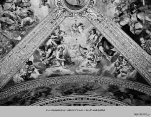 Ausmalung des Oratorio della Santissima Trinità : Ausmalung des Gewölbes : Musizierende Engel
